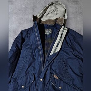Vintage Pacific Trail Coat Mens Large Hooded Blanket Lined‎ Parka Jacket Outdoor